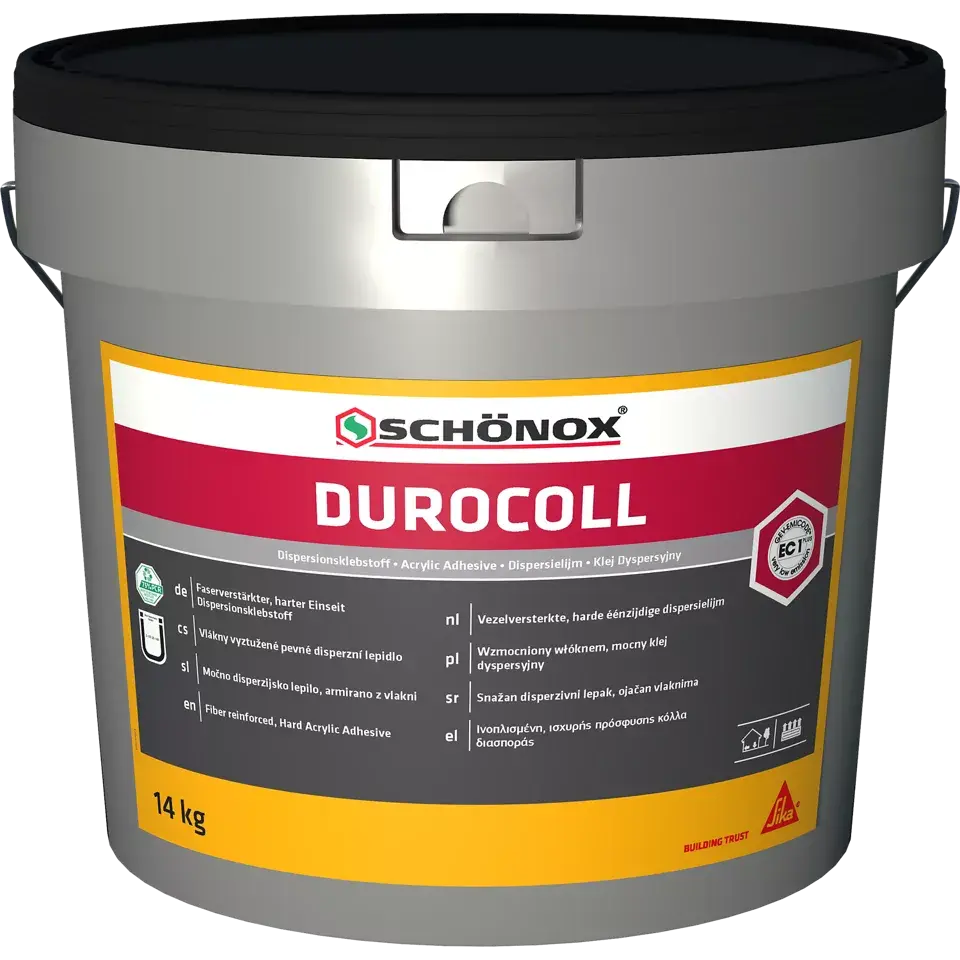 Schönox Durocoll Vloerlijm 14 kg – Voor PVC, Tapijt, Linoleum & Rubber | Oplosmiddelvrij