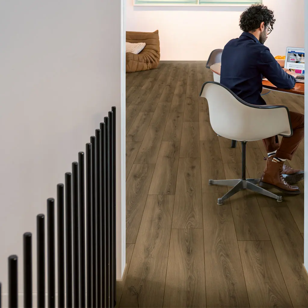 Quick-Step Classic Warme Bruine Eik laminaatvloer detail