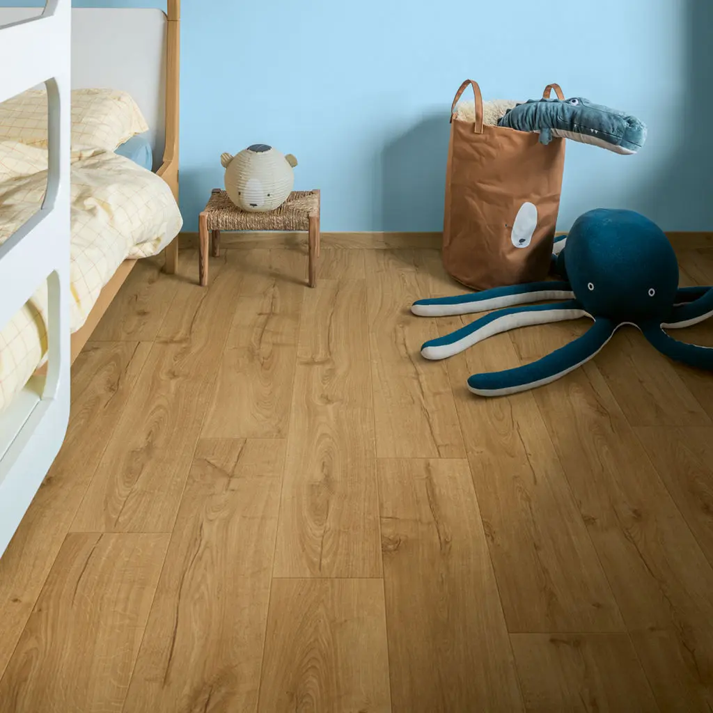 Quick-Step Impressive Klassieke Naturelle Eik laminaatvloer detail